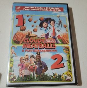 Cloudy With a Chance of meatballs 1 and 2 DVD New.